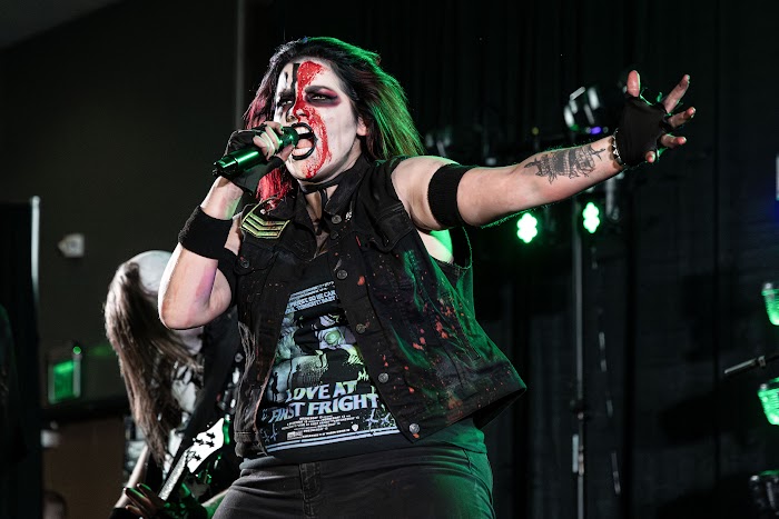 Traci Von Krypt at the Iowa Music Awards