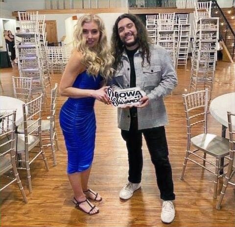 Evan Stock & Toxic Blonde at the Iowa Music Awards