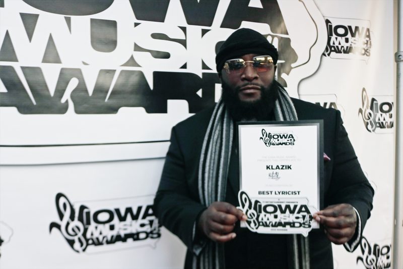 Klazik at the Iowa Music Awards