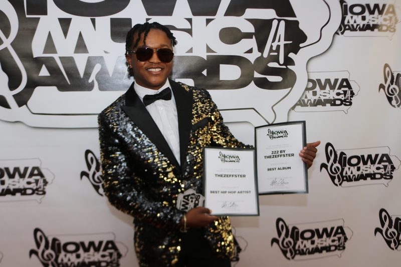 TheZeffSterr at the Iowa Music Awards