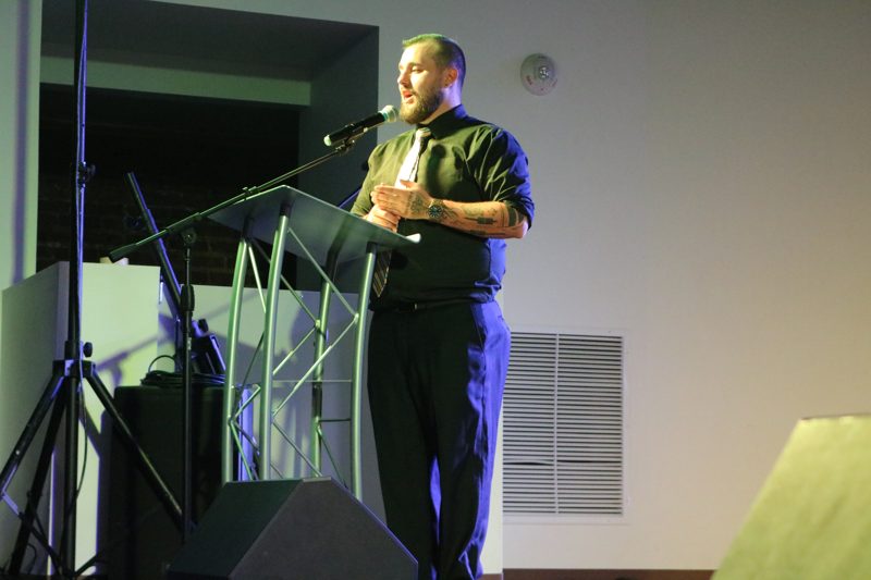 Derek "Silence" Hennessy at the Iowa Music Awards