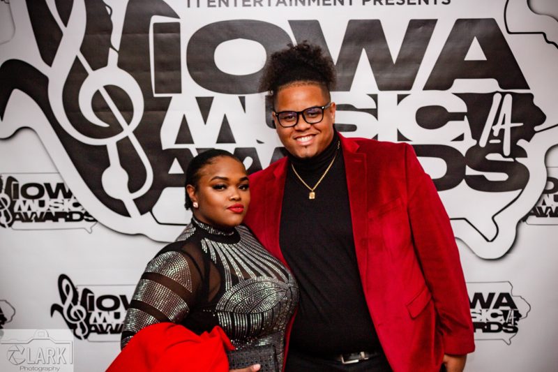 Alicia Monée at the Iowa Music Awards