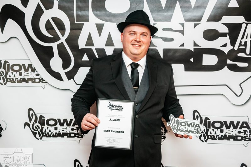 Jon "J. Limm" Limmer at the Iowa Music Awards