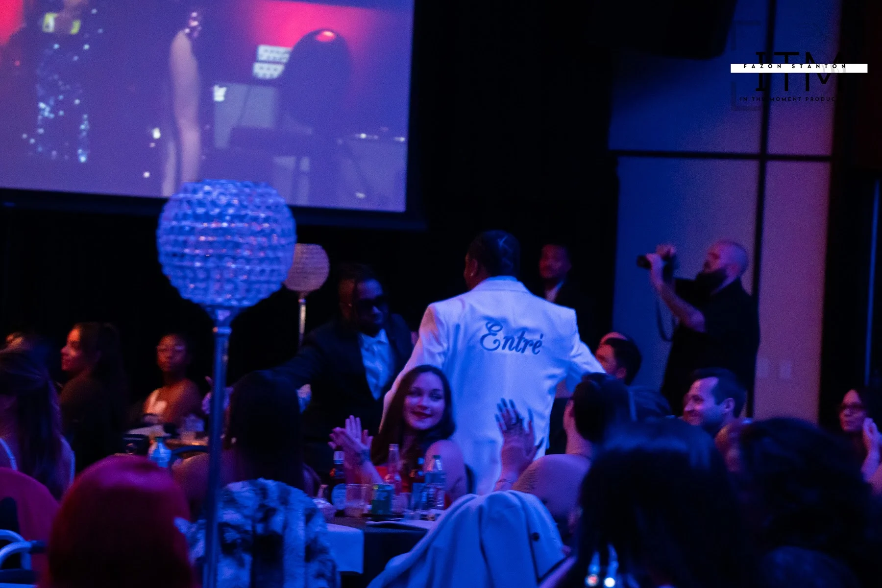 Guests gathered around tables during the 2023 Iowa Music Awards