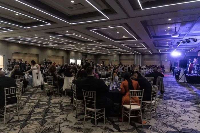 Guests seated in the Iowa Music Awards audience